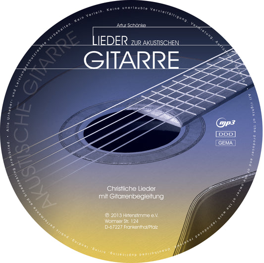 Begleit-CD für die akustische Gitarre
